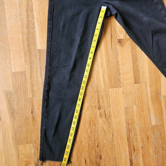 Liverpool Los Angeles High Rise Ankle Skinny Jeans Black Wash Super Stretch | 12 - Picture 6 of 12